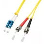 Lindy 2 m LC/ST InfiniBand/skaidulinis optinis kabelis Įvairiaspalvis, Geltonas