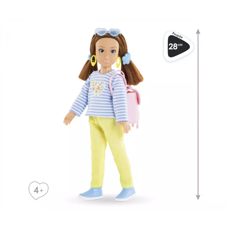 Mados lėlė Corolle Zoe Shopping Surprise Set 280 mm įvairiaspalvė