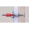 Sraigtas Fischer 670501 — plieninis medsraigtis 100 mm, 6 mm skersmuo, 60 mm sriegis, pakuotėje 25 vnt.
