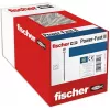 Sraigtas Fischer 670501 — plieninis medsraigtis 100 mm, 6 mm skersmuo, 60 mm sriegis, pakuotėje 25 vnt.