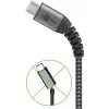USB laidas Wentronic 49282 USB 2.0 1 m Micro-USB B USB A Juoda Pilka