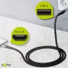 USB laidas Wentronic 49282 USB 2.0 1 m Micro-USB B USB A Juoda Pilka