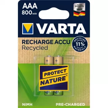 VARTA Recycled įkraunama baterija 800 mAh AAA NiMH 2 vnt. pakuotė