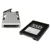 ICYDOCK ToughArmor visiškai metalinis 4 lizdų 2,5 col. SATA HDD ir SSD galinis skydas, skirtas išoriniam 5,25 col. lizdui