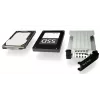 ICYDOCK ToughArmor visiškai metalinis 4 lizdų 2,5 col. SATA HDD ir SSD galinis skydas, skirtas išoriniam 5,25 col. lizdui