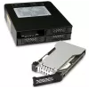 ICYDOCK ToughArmor visiškai metalinis 4 lizdų 2,5 col. SATA HDD ir SSD galinis skydas, skirtas išoriniam 5,25 col. lizdui