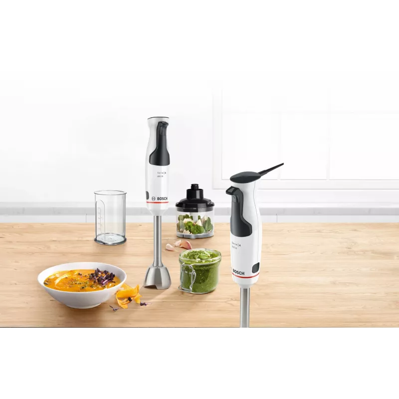 Bosch ErgoMixx Style MS6CM61V2 rankinis trintuvas su vakuumu, 1000 W, nerūdijantis plienas/juoda