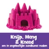 Kinetic Sand, 2 svarų rožinis žaidimų smėlis, Velykų dovanėlės, formuojami sensoriniai žaislai vaikams, užsegamas maišelis (pakuotė gali skirtis)