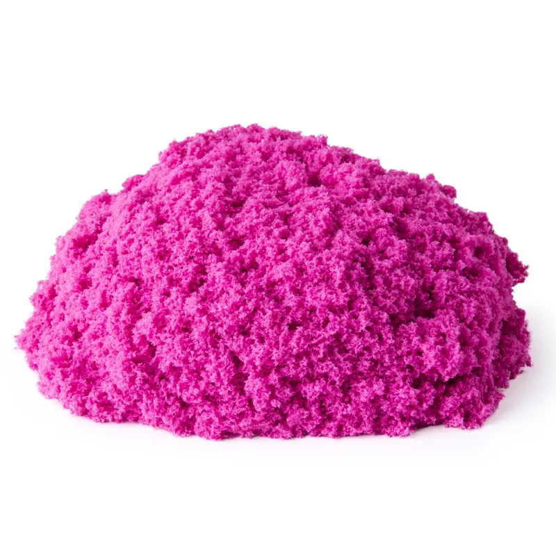 Kinetic Sand, 2 svarų rožinis žaidimų smėlis, Velykų dovanėlės, formuojami sensoriniai žaislai vaikams, užsegamas maišelis (pakuotė gali skirtis)