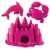 Kinetic Sand, 2 svarų rožinis žaidimų smėlis, Velykų dovanėlės, formuojami sensoriniai žaislai vaikams, užsegamas maišelis (pakuotė gali skirtis)