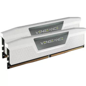 CORSAIR atmintinė 32GB (2x16GB) DDR5 DRAM 6400MT/s CL32 atminties rinkinys Vengeance - balta