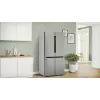 Bosch Serie 4 KFN96APEA šaldytuvas-šaldiklis su šoninėmis durelėmis, laisvai pastatomas, 605 l, nerūdijantis plienas