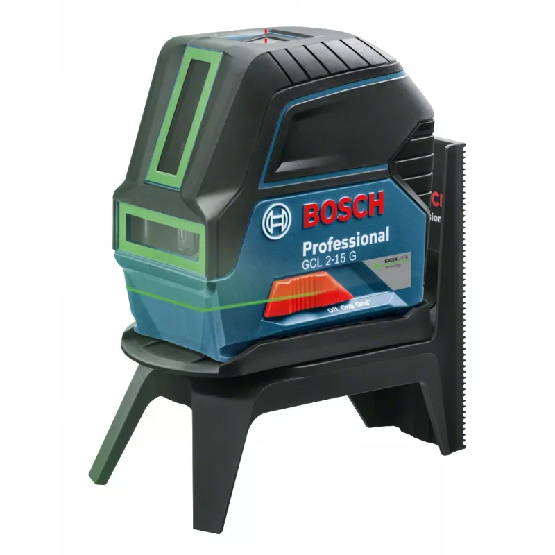 Bosch GCL 2-15 G linijinis / taškinis nivelyras 10 m 500-540 nm (< 10 mW)