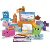 MEGA BLOKS Fisher Price Muzikinės fermos grupė sensorinis blokelių žaislas (45 vnt.) mažyliui