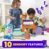 MEGA BLOKS Fisher Price Muzikinės fermos grupė sensorinis blokelių žaislas (45 vnt.) mažyliui