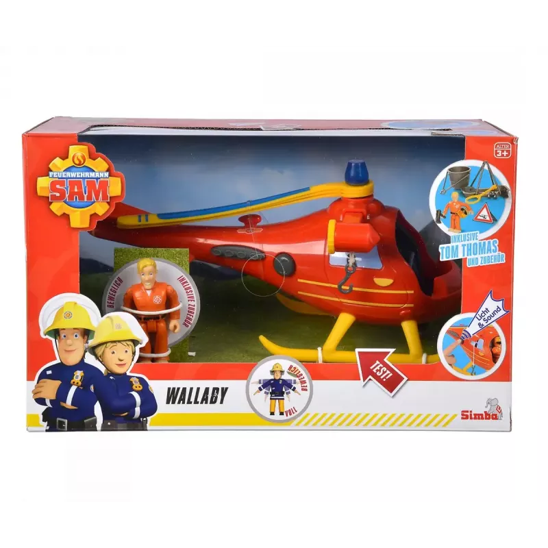 Simba Toys 109252510 sraigtasparnis Fireman Sam oranžinis 3+