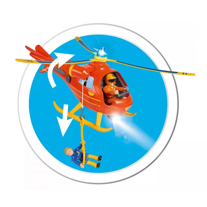 Simba Toys 109252510 sraigtasparnis Fireman Sam oranžinis 3+