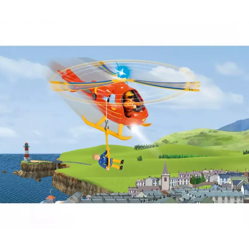 Simba Toys 109252510 sraigtasparnis Fireman Sam oranžinis 3+