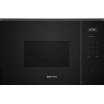 Siemens iQ500 BF525LMB1 mikrobangų krosnelė Juoda Solo mikrobangų krosnelė Įmontuojama 20 L 800 W
