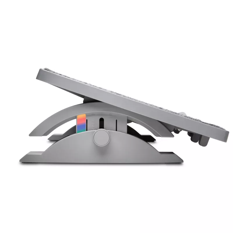 Kensington SmartFit SoleMate Pro Elite ergonominė kojų atrama, Pilka, 0 - 18°, 9 cm, 12 cm, 2.3 kg, 1 vnt.