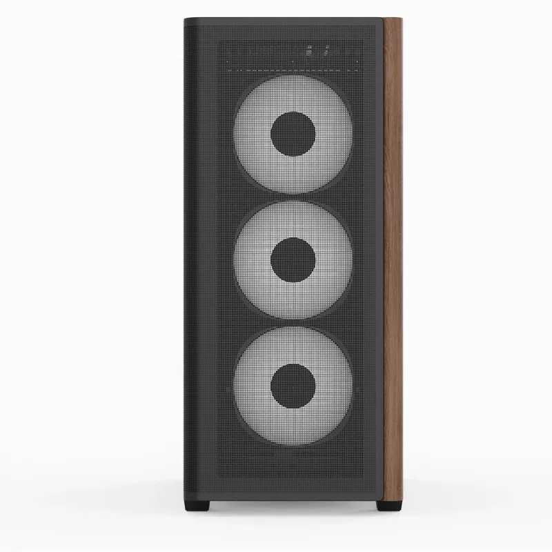 Aerocool D501A Midi Tower Juoda