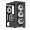 Aerocool D501A Midi Tower Juoda