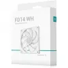 140 mm korpuso ventiliatorius DeepCool FD14 WH, 140x140x25 mm, baltas, 3 kontaktų