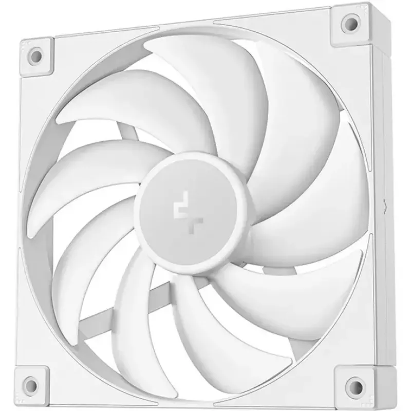 140 mm korpuso ventiliatorius DeepCool FD14 WH, 140x140x25 mm, baltas, 3 kontaktų