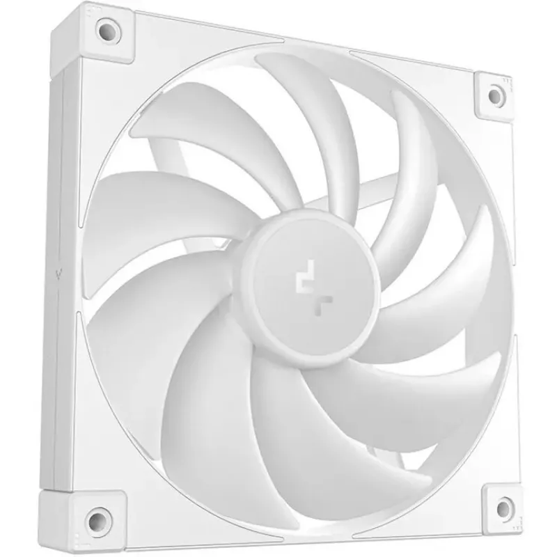 140 mm korpuso ventiliatorius DeepCool FD14 WH, 140x140x25 mm, baltas, 3 kontaktų