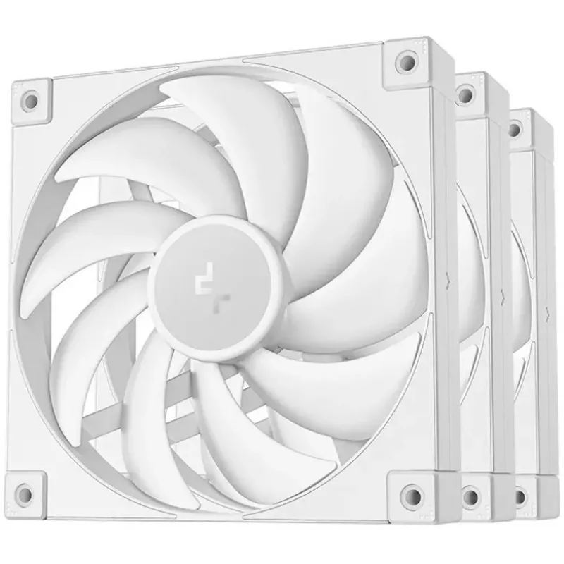 Aušinimo ventiliatorius DeepCool FD14 White 140mm 3in1 — 140 mm, baltas, 3-in-1 jungtis