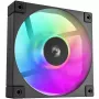 Korpuso ventiliatorius DeepCool FD12 ARGB 120 mm juodas 120x120x25