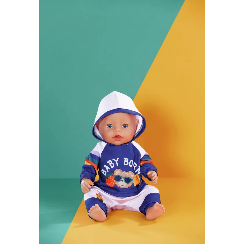 BABY born Sportinis kostiumėlis Tamsiai mėlynas 43cm Rūbeliai lėlei rinkinys