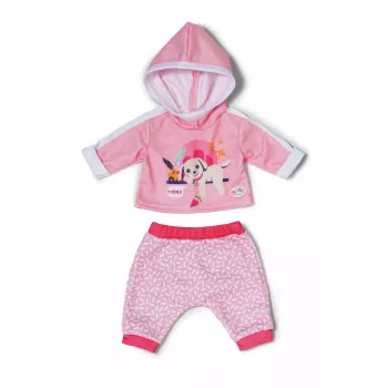 BABY born sportinis kostiumėlis rožinis 43 cm lėlės drabužėlių rinkinys