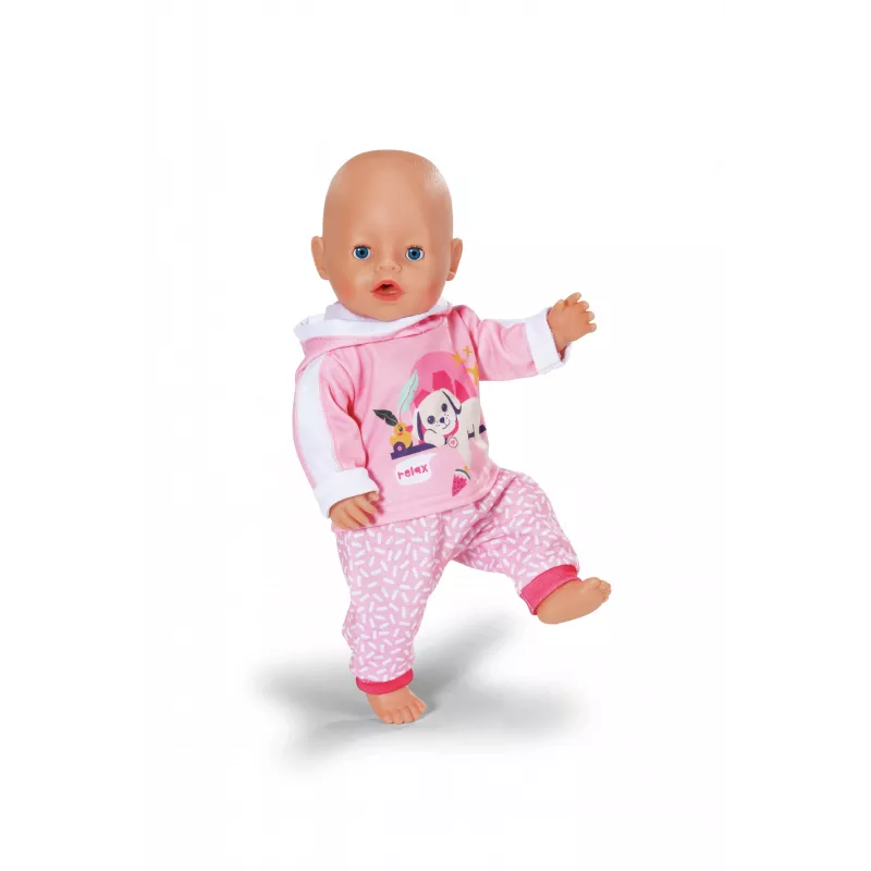 BABY born sportinis kostiumėlis rožinis 43 cm lėlės drabužėlių rinkinys