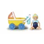 BABY born Splish Splash vežimėlis su lėle Ema maudynėms, įvairiaspalvis