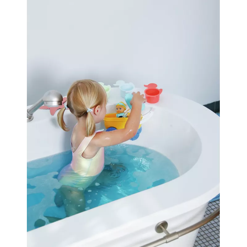 BABY born Splish Splash vežimėlis su lėle Ema maudynėms, įvairiaspalvis