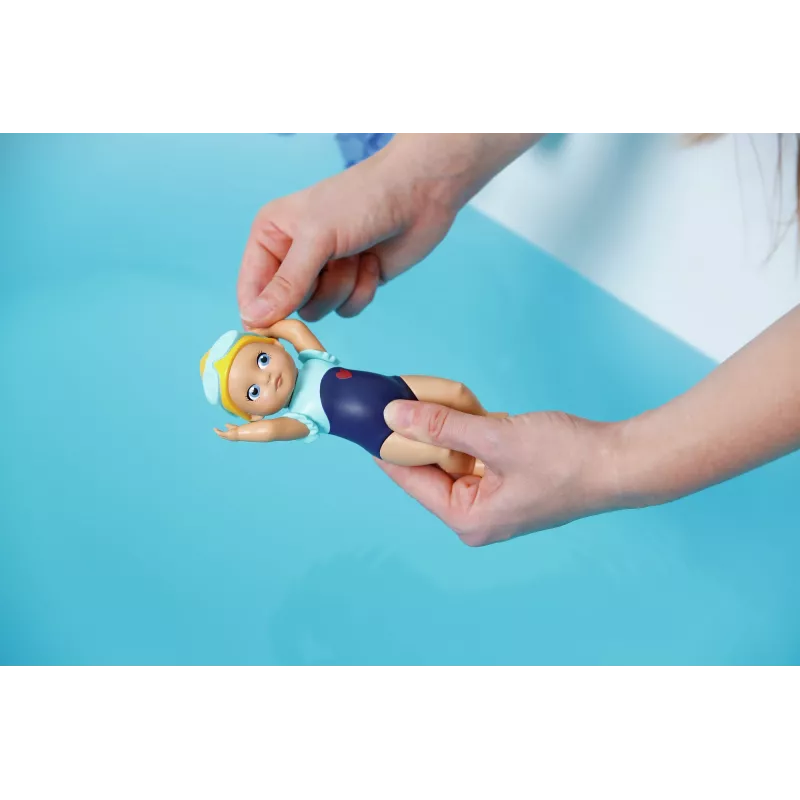 BABY born Splish Splash vežimėlis su lėle Ema maudynėms, įvairiaspalvis