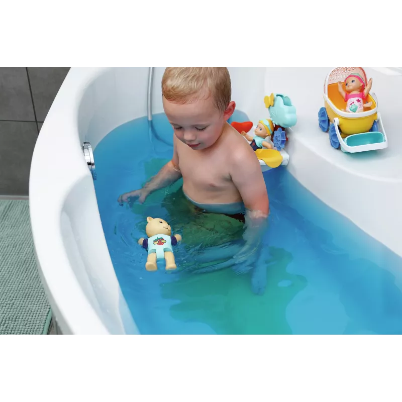 BABY born Splish Splash vežimėlis su lėle Ema maudynėms, įvairiaspalvis