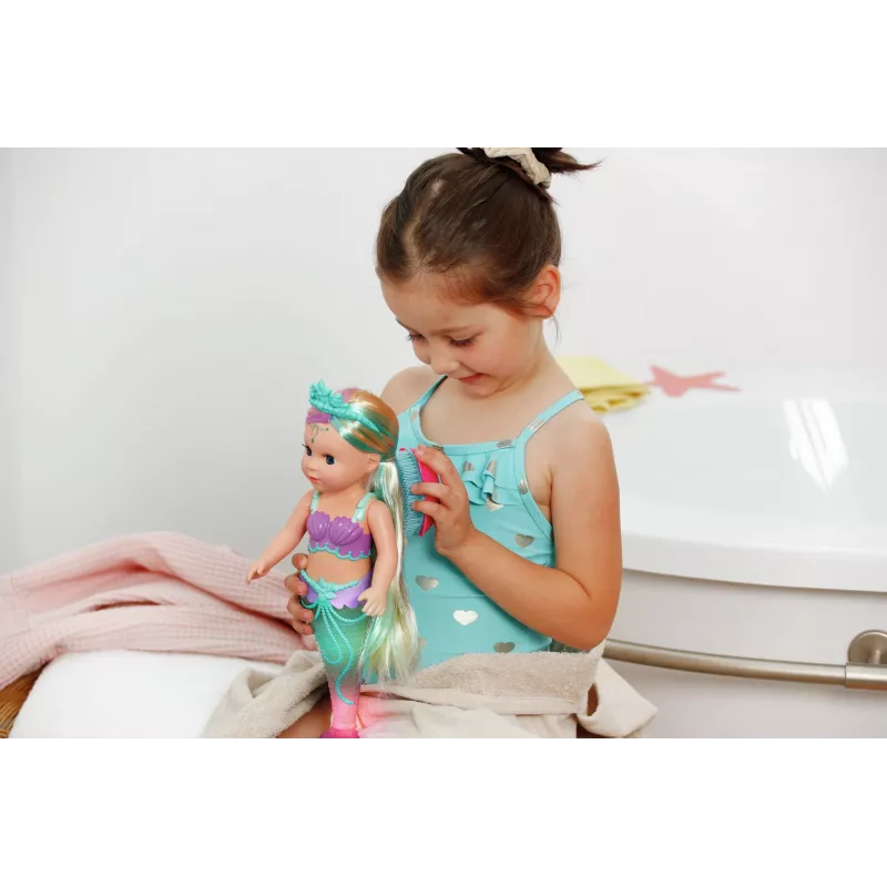 Lėlė zapf creation BABY born undinė modelis 837368 – maudoma kūdikio lėlė su undinės uodega