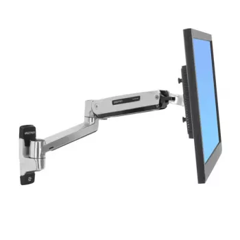 ERGOTRON Lx sėdimos-stovimos padėties sieninio laikiklio LCD ranka (poliruotas aliuminis)