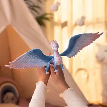 schleich BAYALA krištolinis slibinas, 5 m., Vienaragis / Pegasas, Vienaragiai ir fėjos, Daugiaspalvis