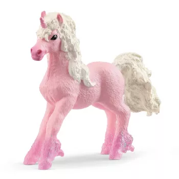 schleich BAYALA gėlių vienaragio kumeliukas, 5 m., Vienaragis / Pegasas, Vienaragiai ir fėjos, įvairiaspalvis