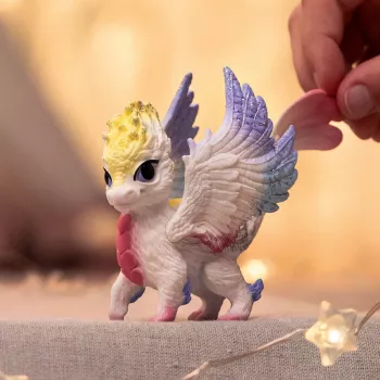 Figūrėlė Schleich BAYALA Vaivorykštės kūdikis drakonas nuo 5 m., smėlio mėlyna žalia, Vienaragio/Pegaso tema