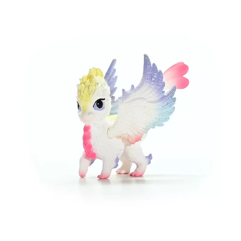 Figūrėlė Schleich BAYALA Vaivorykštės kūdikis drakonas nuo 5 m., smėlio mėlyna žalia, Vienaragio/Pegaso tema