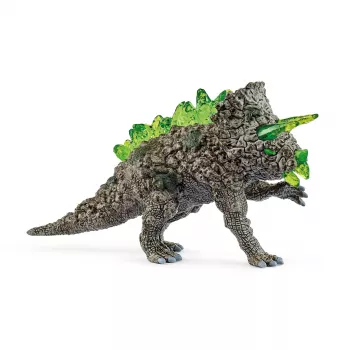 schleich ELDRADOR CREATURES Akmeninis Triceratopsas, 7 m., Monstrai ir drakonai, Akmenų pasaulis, Įvairiaspalvis