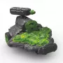 schleich ELDRADOR CREATURES Akmeninis reaktyvinis lėktuvas su mini padaru, Veiksmo/Nuotykių, Monstrai ir drakonai, Akmenų pasaulis, 7 m., Žalia, Pilka