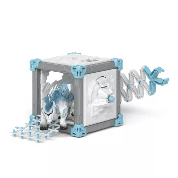 schleich ELDRADOR CREATURES BattleCave Snow Slasher, Veiksmo / nuotykių, Monstrai ir drakonai, Ledo pasaulis, BattleCave, 7 m., Daugiaspalvis