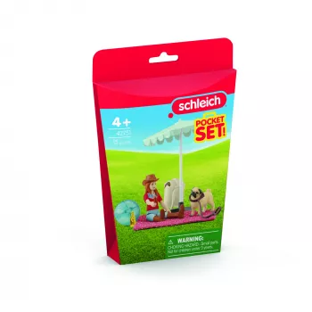 schleich ARKLIUKŲ KLUBAS Dienos išvyka prie ežero, Gyvūnas, Arkliai, Kišeniniai rinkiniai, 5 m., Įvairiaspalvis
