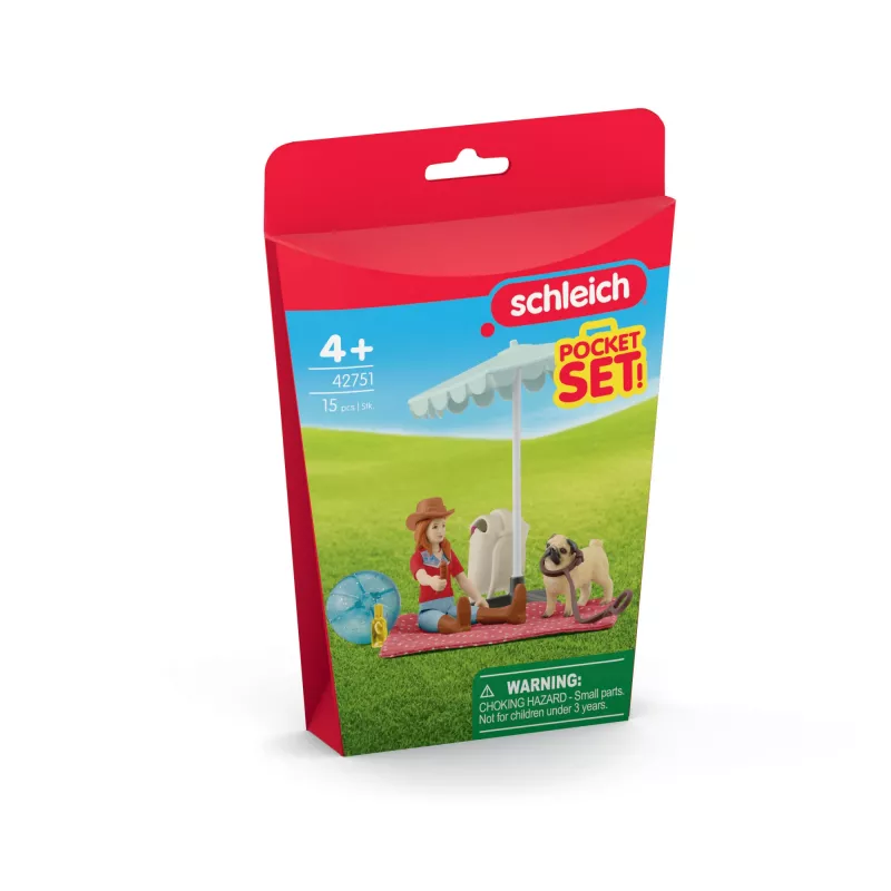 schleich ARKLIUKŲ KLUBAS Dienos išvyka prie ežero, Gyvūnas, Arkliai, Kišeniniai rinkiniai, 5 m., Įvairiaspalvis