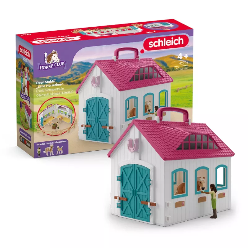 Farm Schleich HORSE CLUB atviras tvartelis „Mažoji pasaga“ 42703 Amžius 5–12